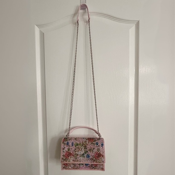 BETSEY JOHNSON Floral Embellished Convertible Bag - Picture 3 of 10